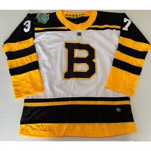 Patrice Bergeron Boston Bruins 2019 NHL Winter Classic Adidas Jersey Sz 54